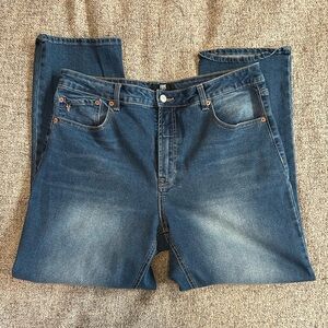 Frye High Rise Straight Leg Jean